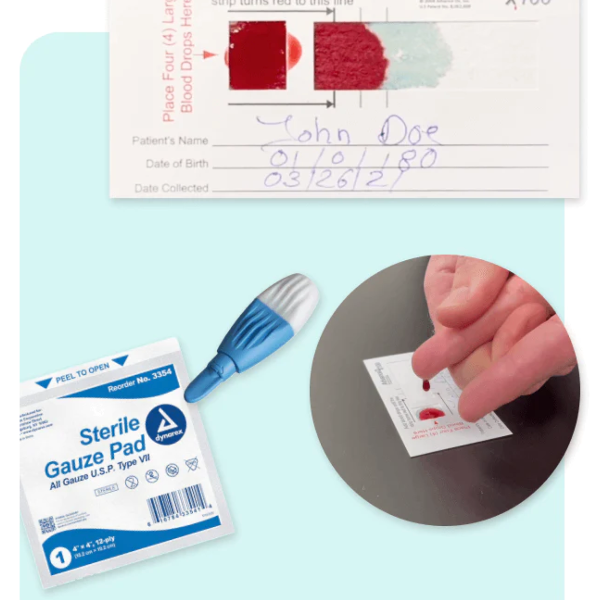 SiPhoX Home Blood Test Kit Sample Collection Lancet