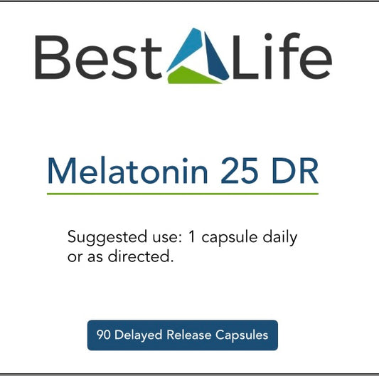 Melatonin 25mg Delayed Release - 90 capsules